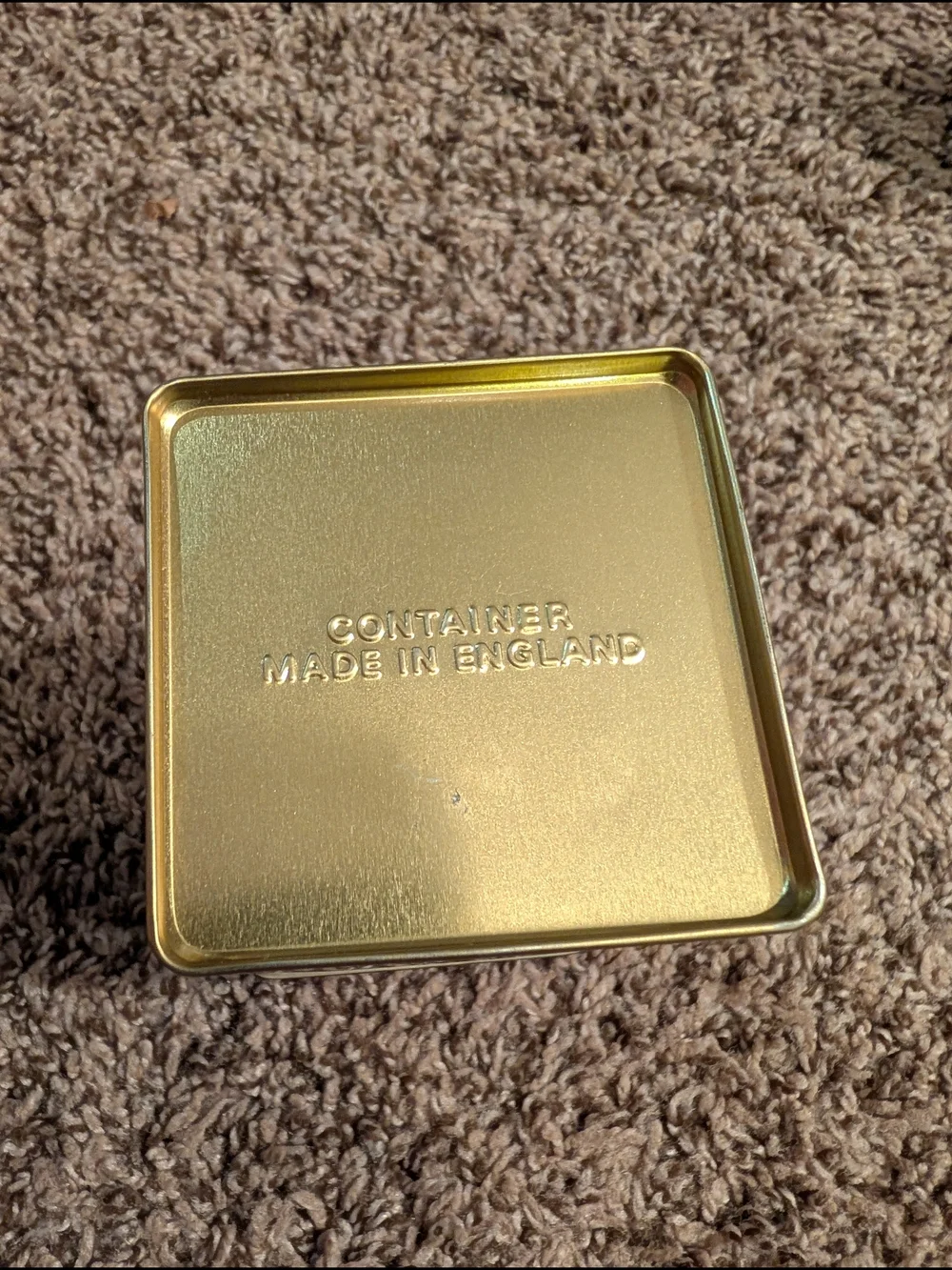 Burrough's Beefeater Red Metal Storage Tin